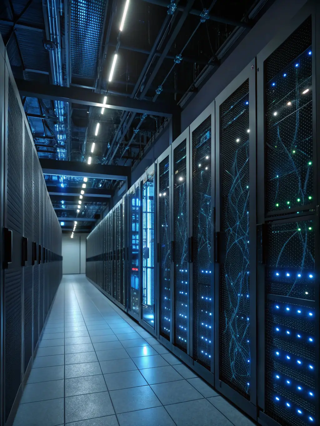 A digital rendering of a secure cloud infrastructure, highlighting security protocols and data encryption.